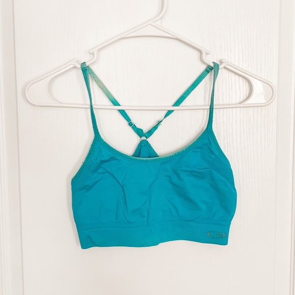 Champion Other - Champion C9 Sport Athletic Seamless Aqua Blue Racerback Sports Bra